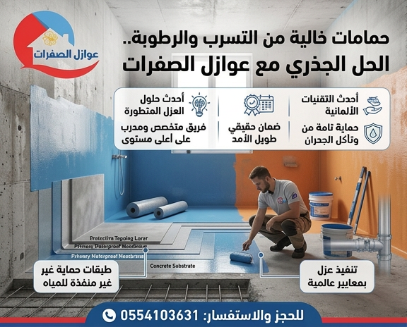 شركة عزل حمامات بالرياض