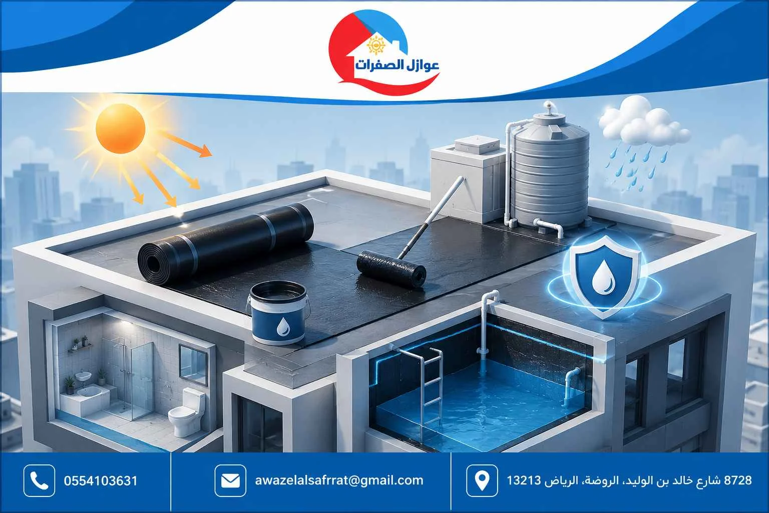 شركة عزل مائي بالرياض 0554103631